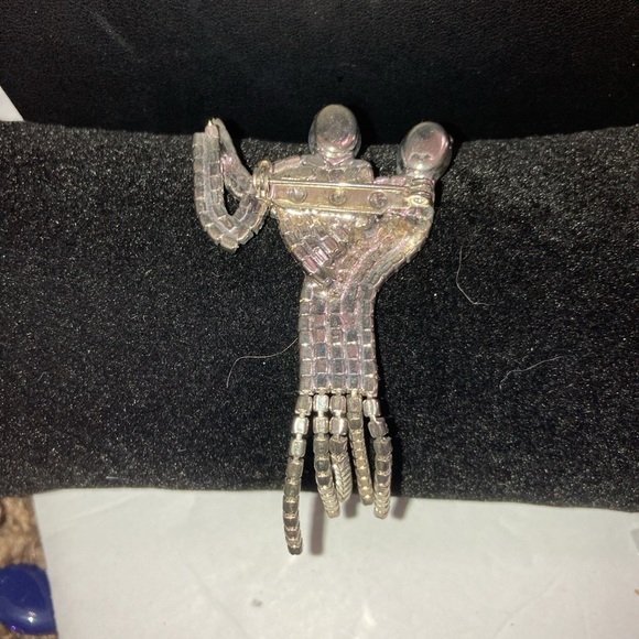 Vintage man and woman dancing rhinestone brooch.​​ - Picture 4 of 4